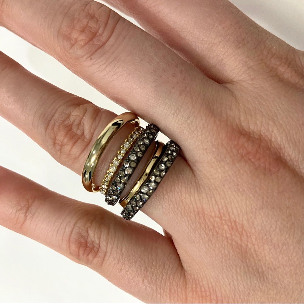 Alexis Bittar Pave Orbit Ring Size 7